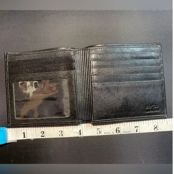 Buxton Men's Black Leather Wallet - Picture 5 of 10
